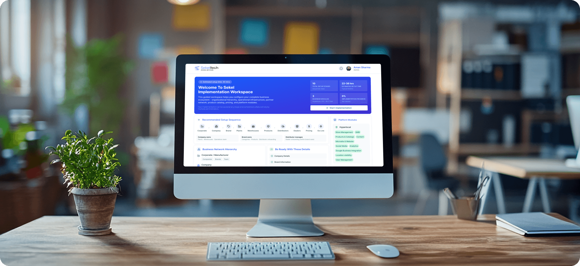 Sekel Tech Dashboard Preview